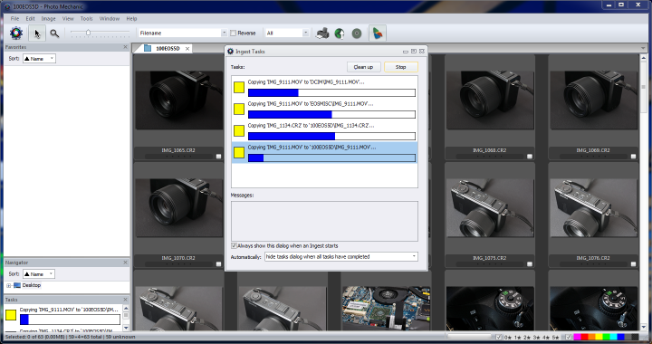 Lexar Professional Workflow Reader Solution unter Photo Mechanic